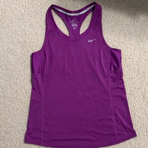 Nike Purple Dri-FIT Racerback Tank Top